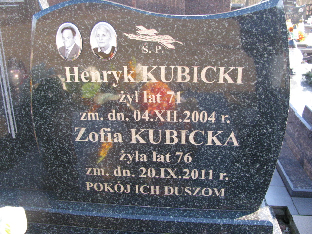 Zofia Kubicka 1935 Maliszew - Grobonet - Wyszukiwarka osób pochowanych